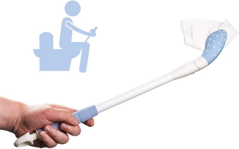 EASACE Toilet Wiping Aid, 18 Inch Extended Reach Comfort Tool, Self Assist Tissue Holder for Limited Mobility, Seniors - Image 3